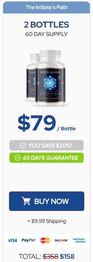Gold Align Buy 1 Bottle